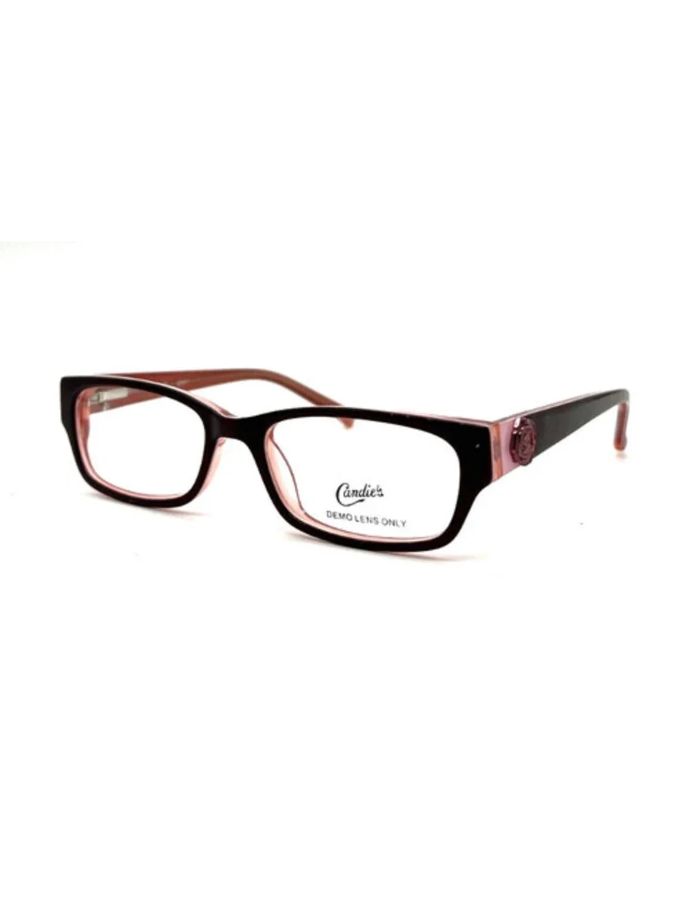 Candie's C Riley Bupk Pink Geometric Authentic Eyeglass Frames Petite 46-15-130